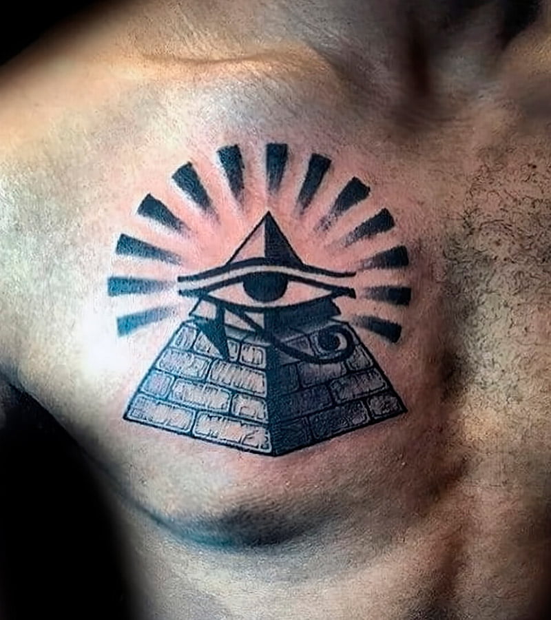 tatuajes de piramides con ojos 1